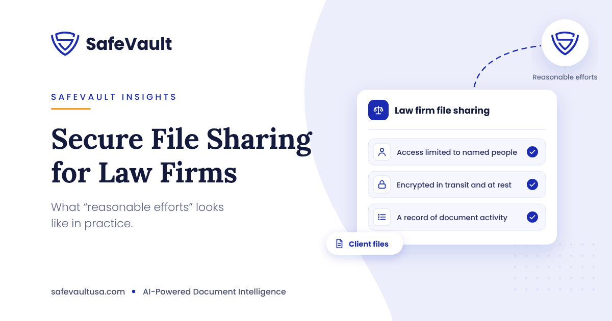 Secure File Sharing for Law Firms: What "Reasonable Efforts" Looks Like in Practice